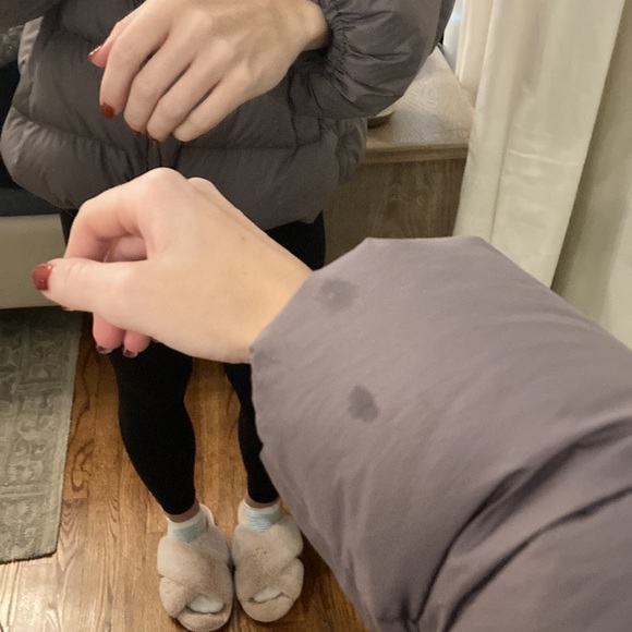 ADD Down Wonen’s Puffer Coat Grey Size Small - Picture 6 of 16